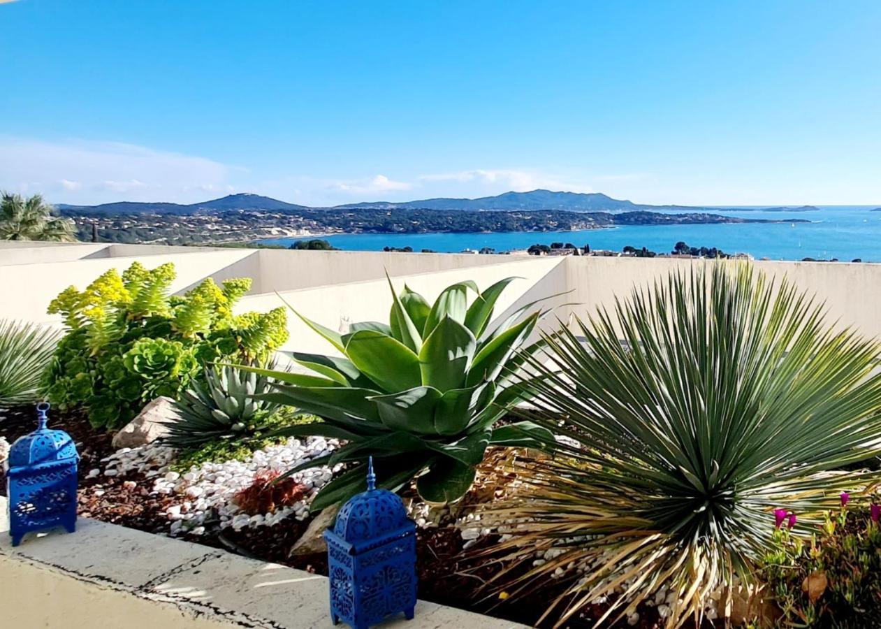 Vue Mer Panoramique - Grande Terrasse Et Piscine 방돌 외부 사진